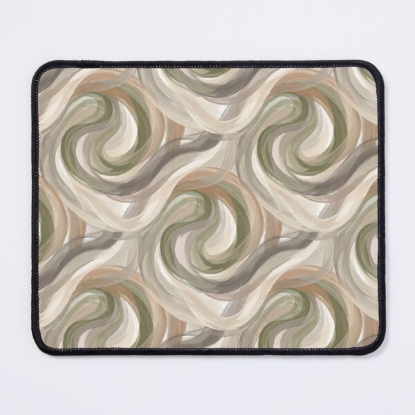 Item preview, Earthy Swirl Sage Neutral Abstract Flow Pattern designed and sold by MythicCotton.
