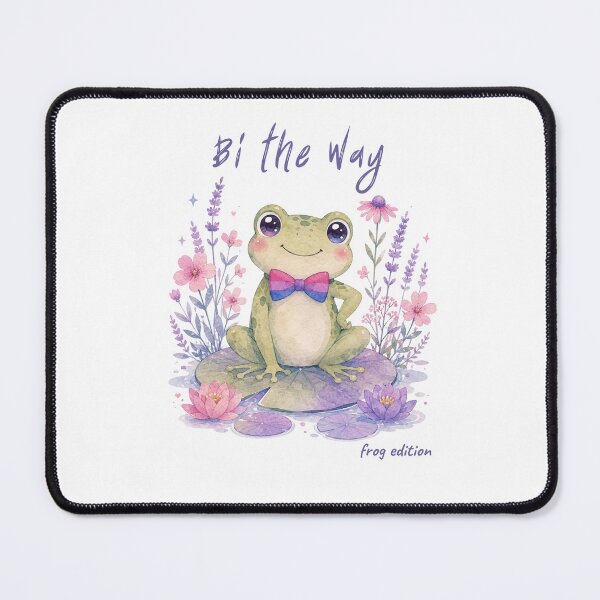 Item preview, Bi the Way Frog — Cute Bisexual Pride LGBTQ Cottagecore Soft Aesthetic Gift designed and sold by SillentDesign.