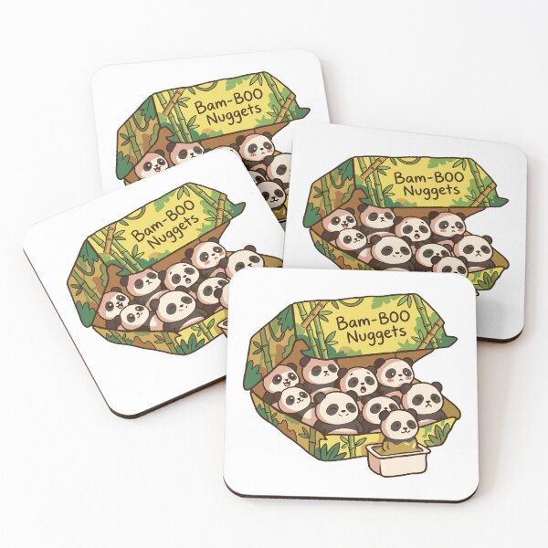 Item preview, Bam-BOO Nuggets Panda Fast Food designed and sold by RedHDesign.
