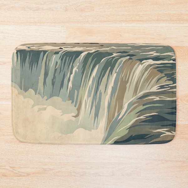 Item preview, Experience the thundering majesty of Niagara Falls with this stunning vintage-inspired travel poster! designed and sold by Pattern-Parade.