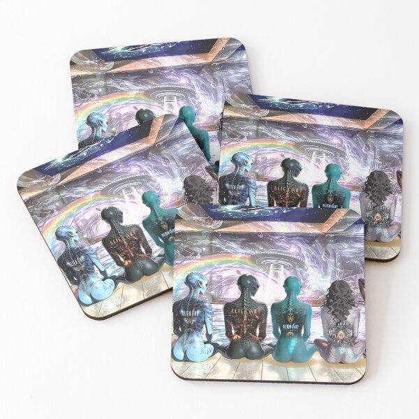 Item preview, Pink Alien Art Psytrance Legends designed and sold by Hen-C-Art.