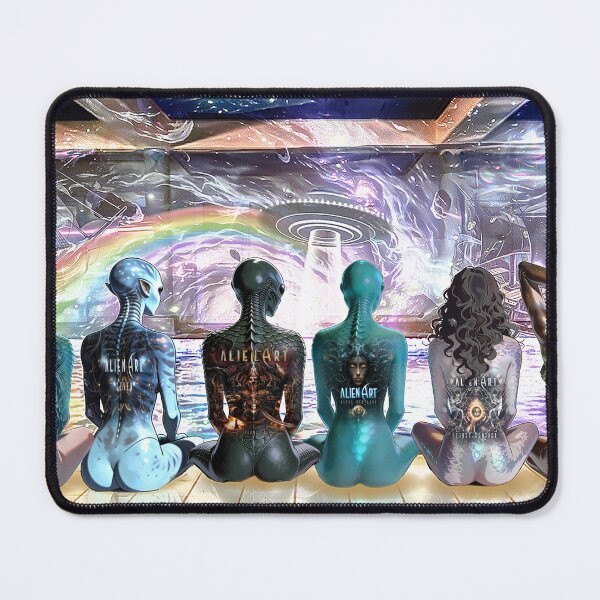 Item preview, Pink Alien Art Psytrance Legends designed and sold by Hen-C-Art.