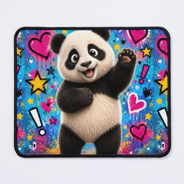 Item preview, Cute Panda Pop Art Explosion designed and sold by Rohan132.
