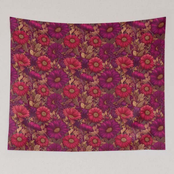 Item preview, Petaled Daisy Texture  - Botanical Garden Pattern   - Christmas Gift Baskets designed and sold by RoyalStarsPatts.