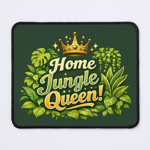Item preview, Home Jungle Queen – Botanical Plant Lover Crown Design designed and sold by blankTeeShirt.