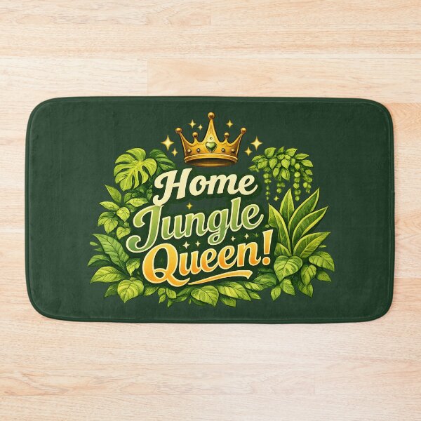 Item preview, Home Jungle Queen – Botanical Plant Lover Crown Design designed and sold by blankTeeShirt.