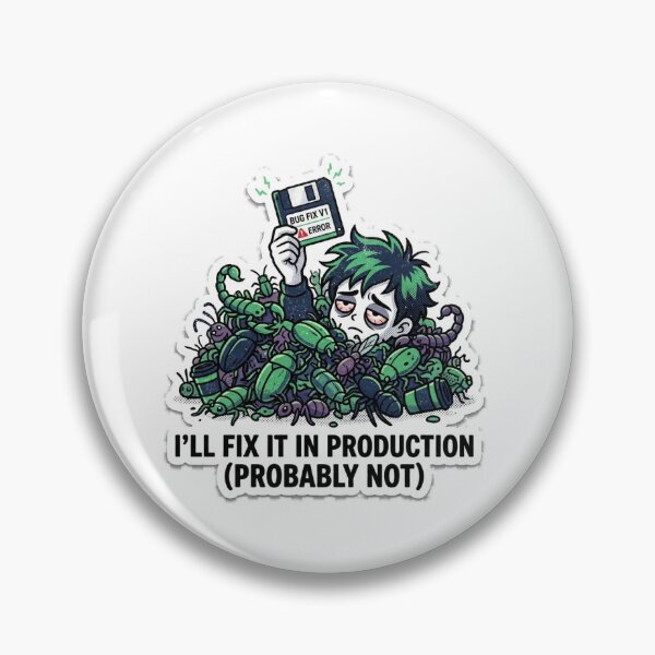 Item preview, I'll Fix It In Production Probably Not designed and sold by IntrovertEngineer11.