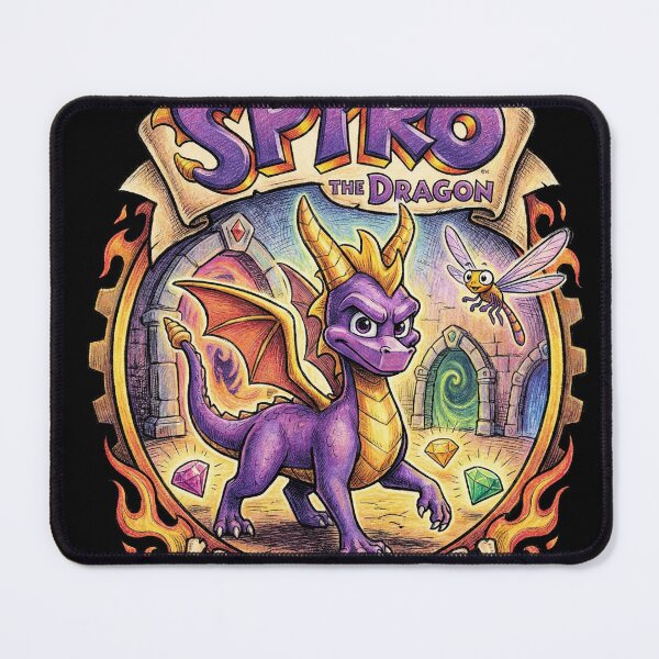 Item preview, Spyro the Dragon Classic – Purple Flame PS1 Legend designed and sold by Senpaiwaves.