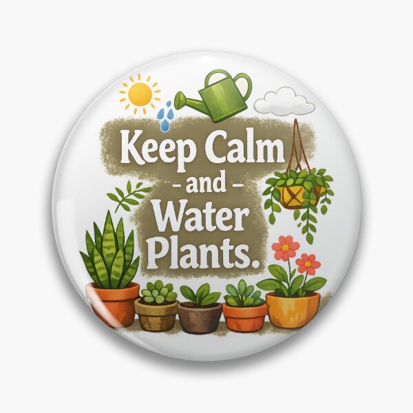 Item preview, Keep Calm and Water Plants – Cute Gardening Lover Design designed and sold by blankTeeShirt.