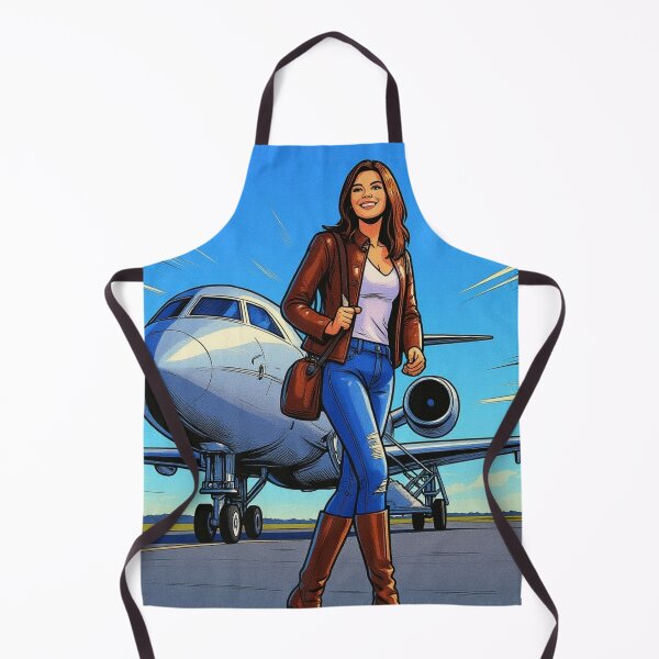 Item preview, Lederbraun Abreise mit einem Düsenflugzeug designed and sold by pjd94.