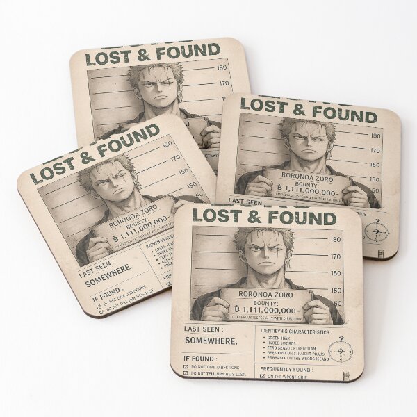 Item preview, Zoro Lost & Found designed and sold by Hozukimaru.