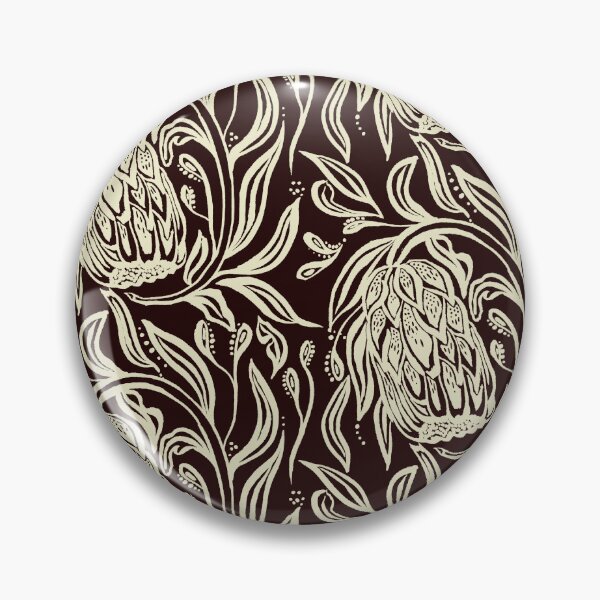 Item preview, Protea design seamless pattern, nature aesthetic, botanical art designed and sold by zephyrstudio26.
