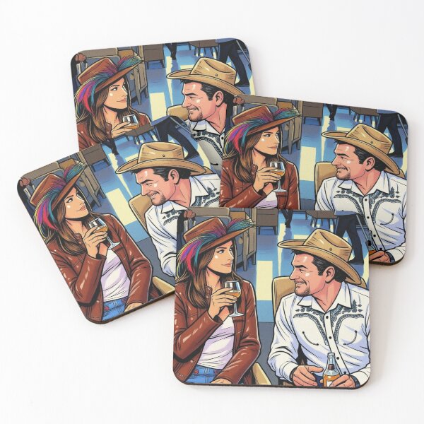 Item preview, Lederbraun Der Cowboy und die Dame designed and sold by pjd94.