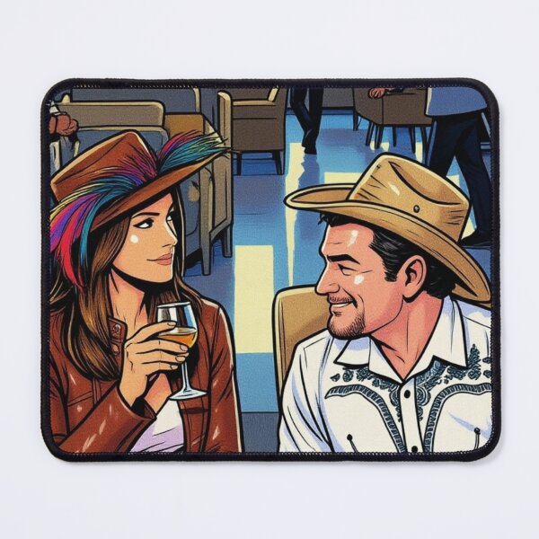 Item preview, Lederbraun Der Cowboy und die Dame designed and sold by pjd94.