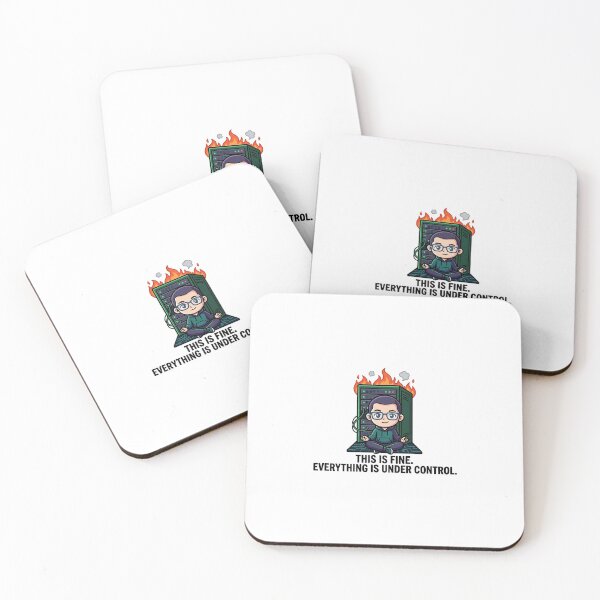Item preview, This Is Fine Everything Is Under Control designed and sold by IntrovertEngineer11.