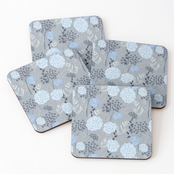 Item preview, Blue & Yellow Botanical Garden Floral Pattern Romantic Flower Design designed and sold by Butterfly & Daisy Design Studio.
