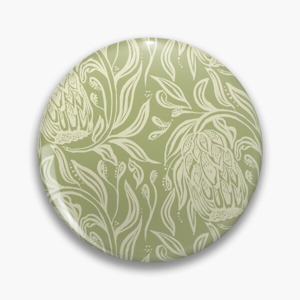 Item preview, Protea design seamless pattern, nature aesthetic, botanical art designed and sold by zephyrstudio26.