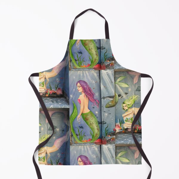 Item preview, Mystical Mermaid Ocean Wall Art Fantasy Underwater Artwork designed and sold by Tee-Shirt-Topia.