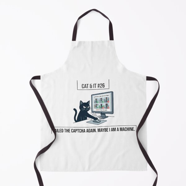 Item preview, Funny Programmer Gift Failed The Captcha Again Maybe I Am  A Machine Cat Humor Shirt Developer Gift designed and sold by Dev Mode.
