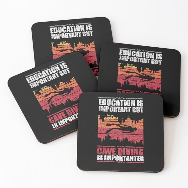 Item preview, Education Is Important But Cave Diving Is Importanter designed and sold by GabbyKash.