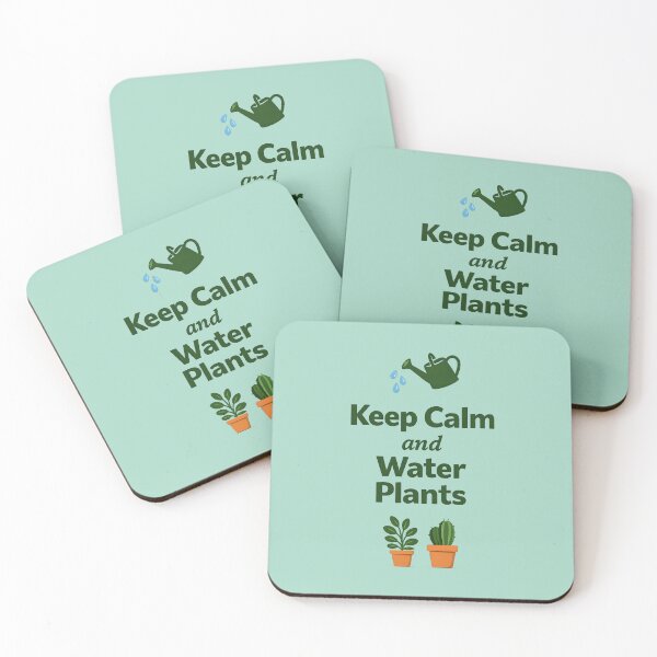Item preview, Keep Calm and Water Plants – Funny Plant Lover Design designed and sold by blankTeeShirt.