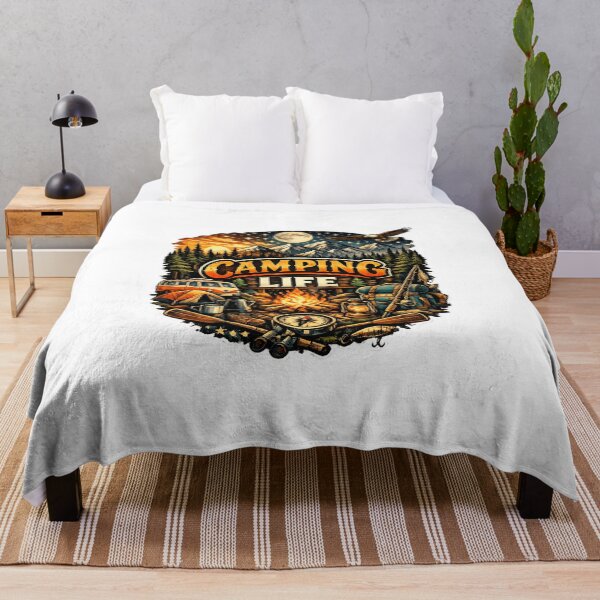Item preview, Camping Life – Vintage Outdoor Adventure Design designed and sold by MAMPYBASS.