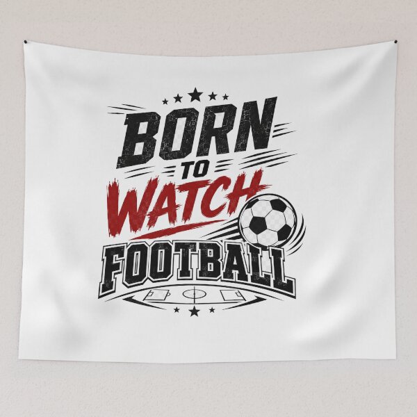 Item preview, Born to Watch Football Fan Design designed and sold by StyleLap.