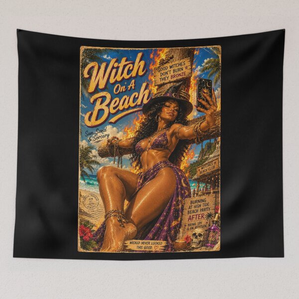 Item preview, Black Witch on a Beach  designed and sold by FilMate.