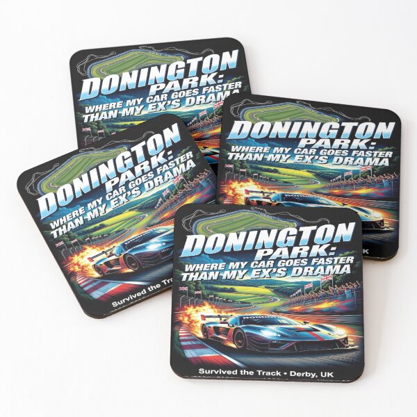 Item preview, Donington Park Racing T-Shirt | Funny Motorsport Graphic Tee | Derby UK Race Track Car Enthusiast Shirt designed and sold by Sushikidsntod.