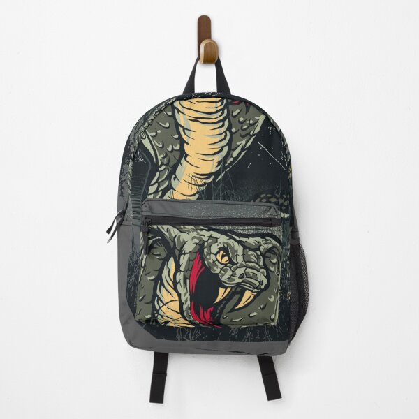 Item preview, Venomous King Cobra Snake - Dark Vintage Reptile Illustration designed and sold by PCGraphicStudio.