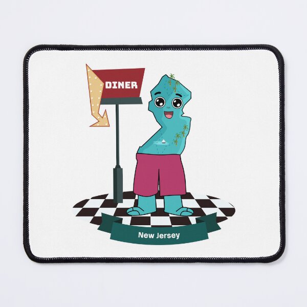 Item preview, New Jersey State Map Diner Sign Jersey Shore designed and sold by Travel.Art.