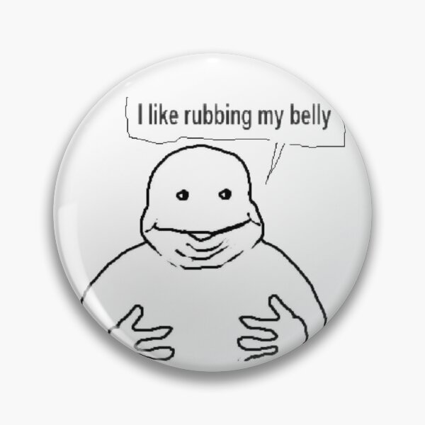 Item preview, I like rubbing my belly reaction image designed and sold by Adiex0.