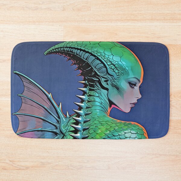 Artikelvorschau, Sinnliche außerirdische Drachenkönigin entworfen und verkauft von XenX Alien Art.