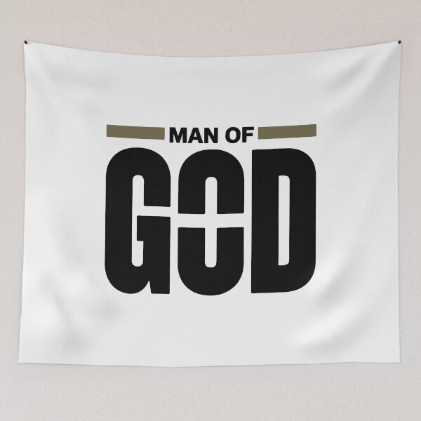 Item preview, Man Of God Christian Dad Design designed and sold by HahaHandlesHub.