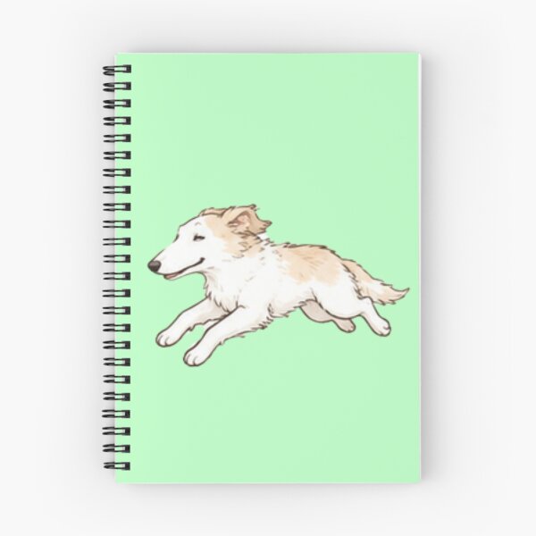 Item preview, Running Borzoi Dog | Elegant Fluffy Sighthound Illustration designed and sold by anee-japan.
