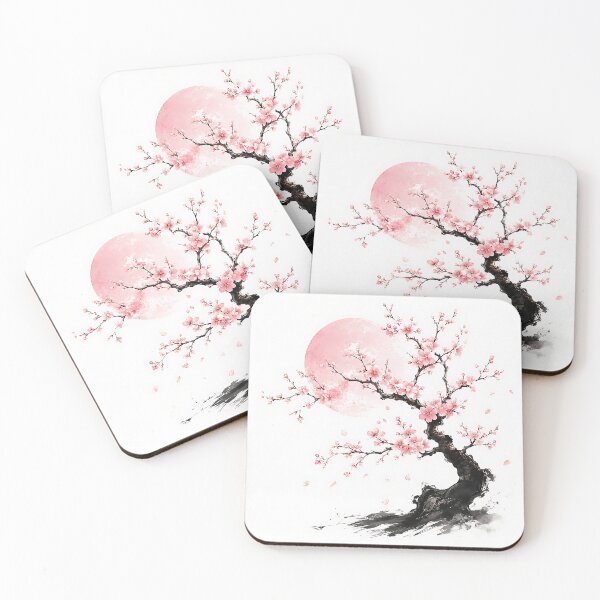 Item preview, Blushing Sakura Moon Tree  designed and sold by Jaideep Walia.