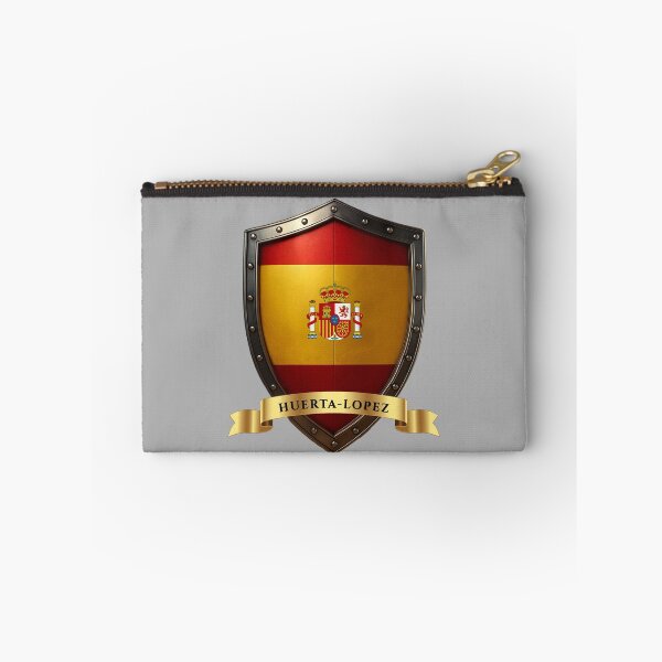 Item preview, Huerta-Lopez Spanish Heritage Crest Shield designed and sold by Highlandkings.