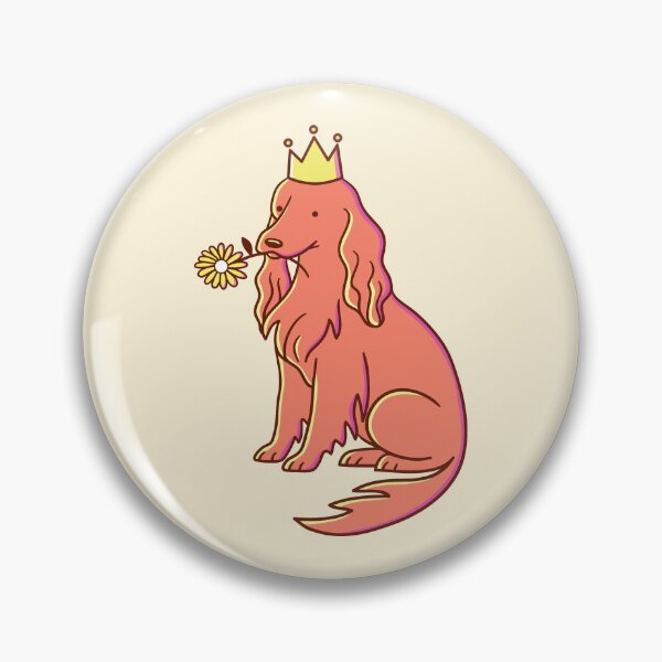 Item preview, Irish Setter and Flower designed and sold by Wlaurence.