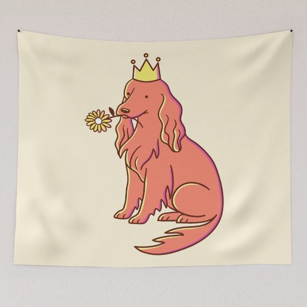 Item preview, Irish Setter and Flower designed and sold by Wlaurence.