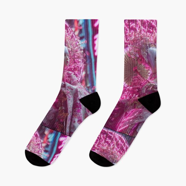 Item preview, Neon Geisha Sakura – Cyberpunk Pink Kimono Neo Tokyo Blossom designed and sold by Neo Tokio.