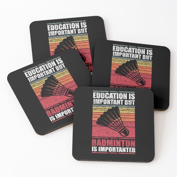 Item preview, Education Is Important But Badminton Is Importanter designed and sold by GabbyKash.