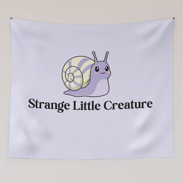 Item preview, Strange Little Creature Cute Kawaii Snail designed and sold by ShaderShirts.