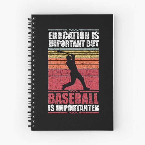 Item preview, Education Is Important But Baseball Is Importanter designed and sold by GabbyKash.