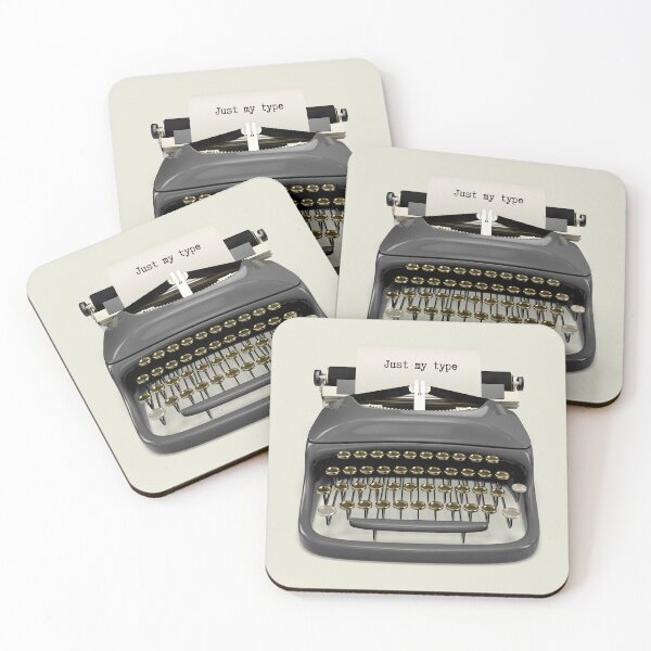 Item preview, Type writer messages, Just my type designed and sold by Anisha  Vaz.