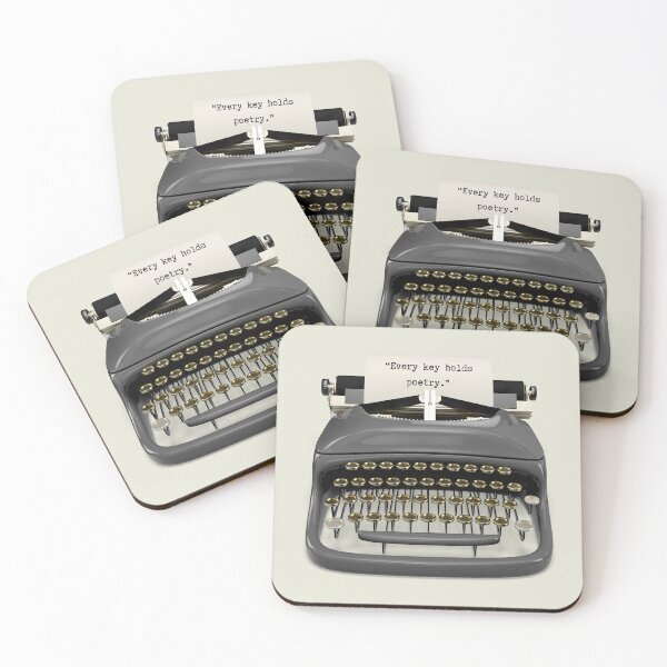 Item preview, Type writer messages, Every key holds poetry designed and sold by Anisha  Vaz.