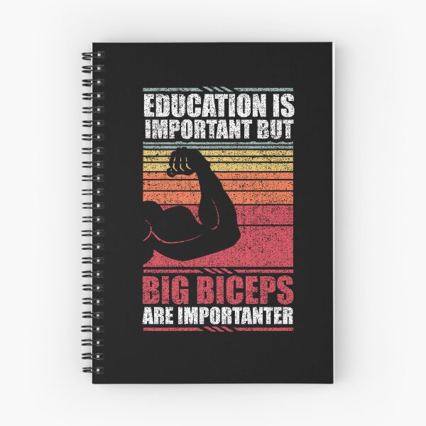 Aperçu de l'œuvre L'éducation est importante, mais les gros biceps le sont encore plus. créée et vendue par GabbyKash.