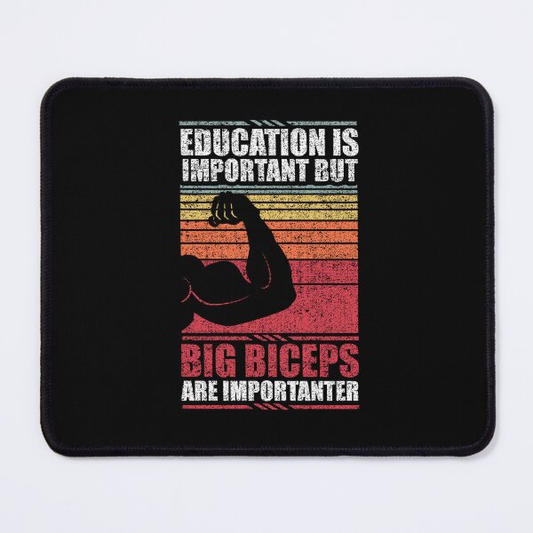 Item preview, Education Is Important But Big Biceps are Importanter designed and sold by GabbyKash.