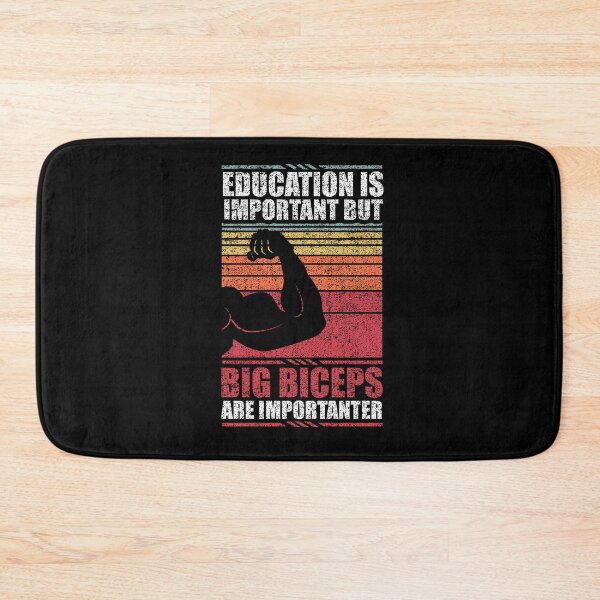 Item preview, Education Is Important But Big Biceps are Importanter designed and sold by GabbyKash.