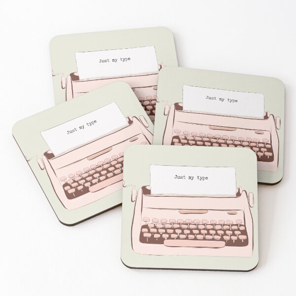 Item preview, Type writer messages, Just my type designed and sold by Anisha  Vaz.