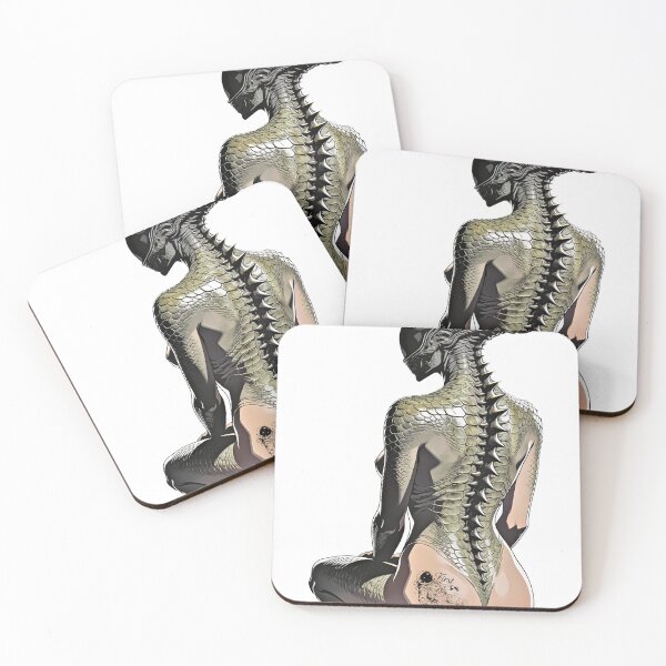 Item preview, Sensual Xenomorph Girl First Contact Tattoo designed and sold by XenX Alien Art.
